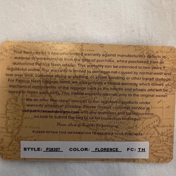 NWOT Patricia Nash Handmade Genuine Leather Wallet-Wristlet-Clutch - Picture 7 of 7